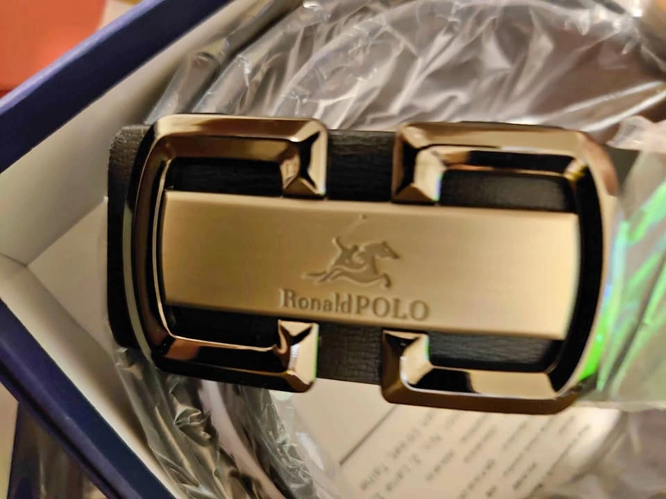 High Class Ronald Polo Cowhide Business Leather Belt