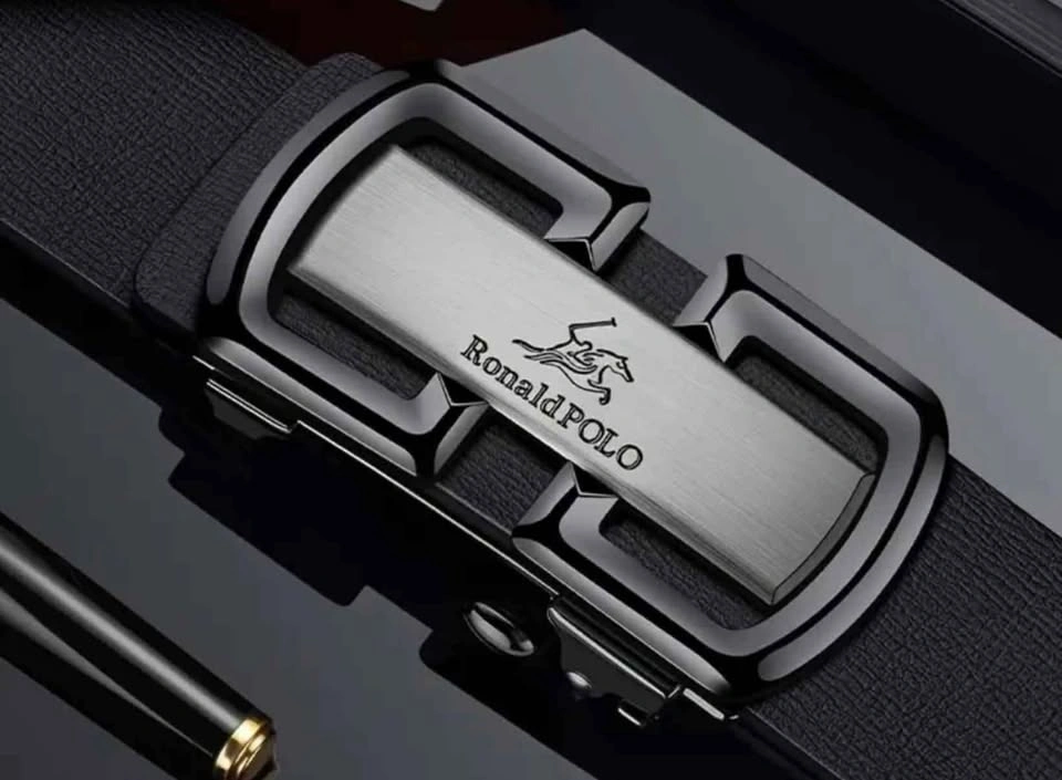 High Class Ronald Polo Cowhide Business Leather Belt - photo 2