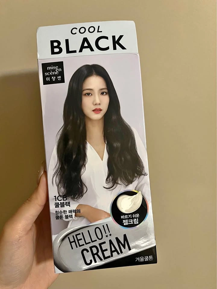 Mise-en-Scène Hello Cream Hair Dye Cool Black 1CB Jisoo
