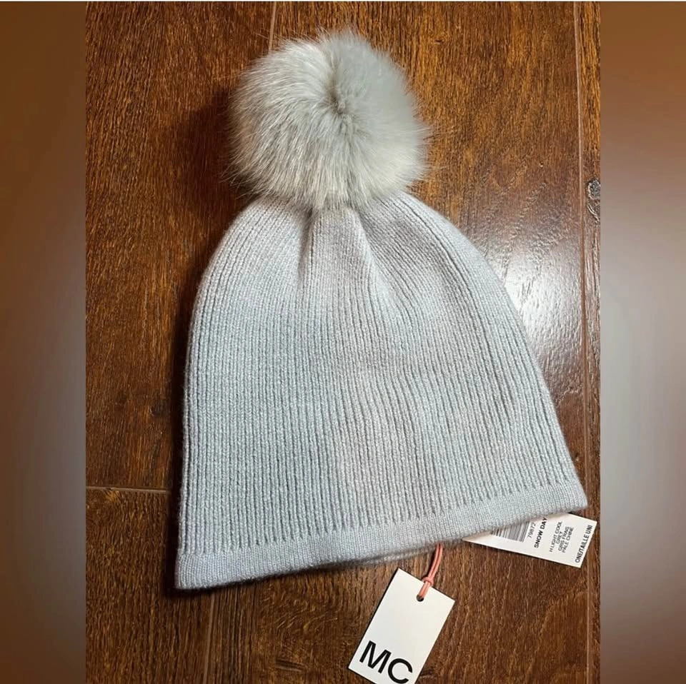Aritzia Main Character Snow Day Beanie - Light Cool Grey - photo 2