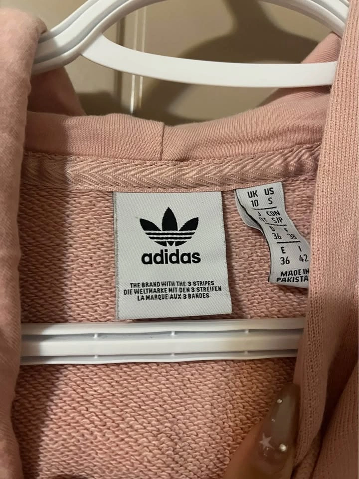 Pink Adidas Hoodie US S - photo 2