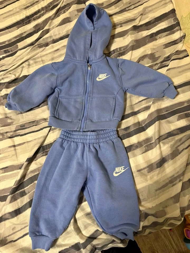 Blue Nike 12 month track suit