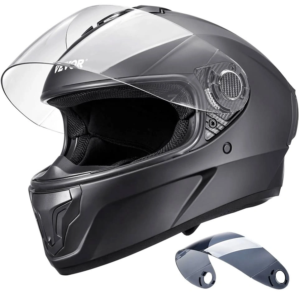 VEVOR Full Face Motorcycle Helmet with Bluetooth Slot