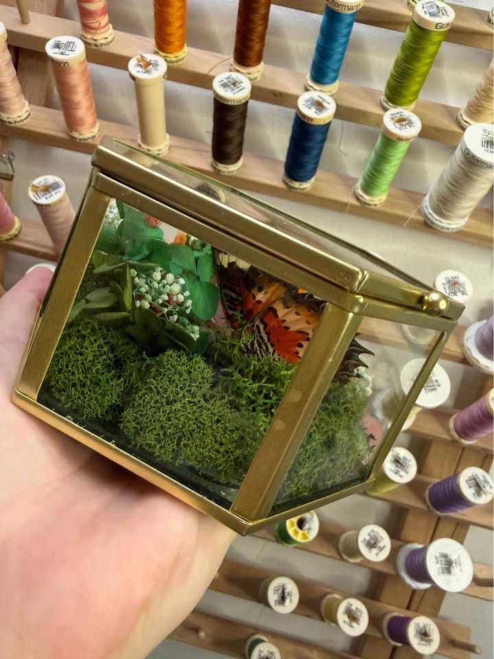 Butterfly and Crystal Terrarium - photo 2