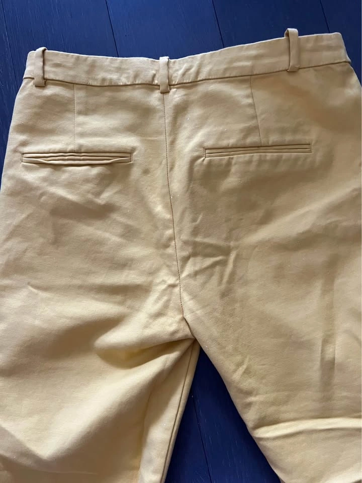 Zara Basic yellow pants USA 04 - photo 3