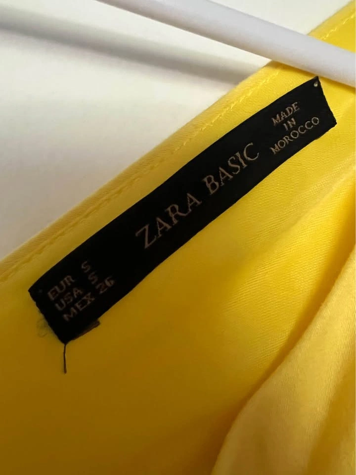 Zara Basic Yellow Dress - photo 2