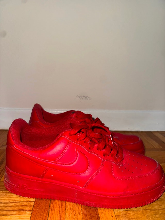 Air Force 1’s Red Shoes - photo 3