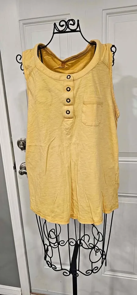 Carhartt yellow tank top thumbnail
