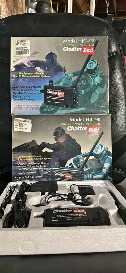 2 HJC Chatter Box HJC-90 Intercom Systems