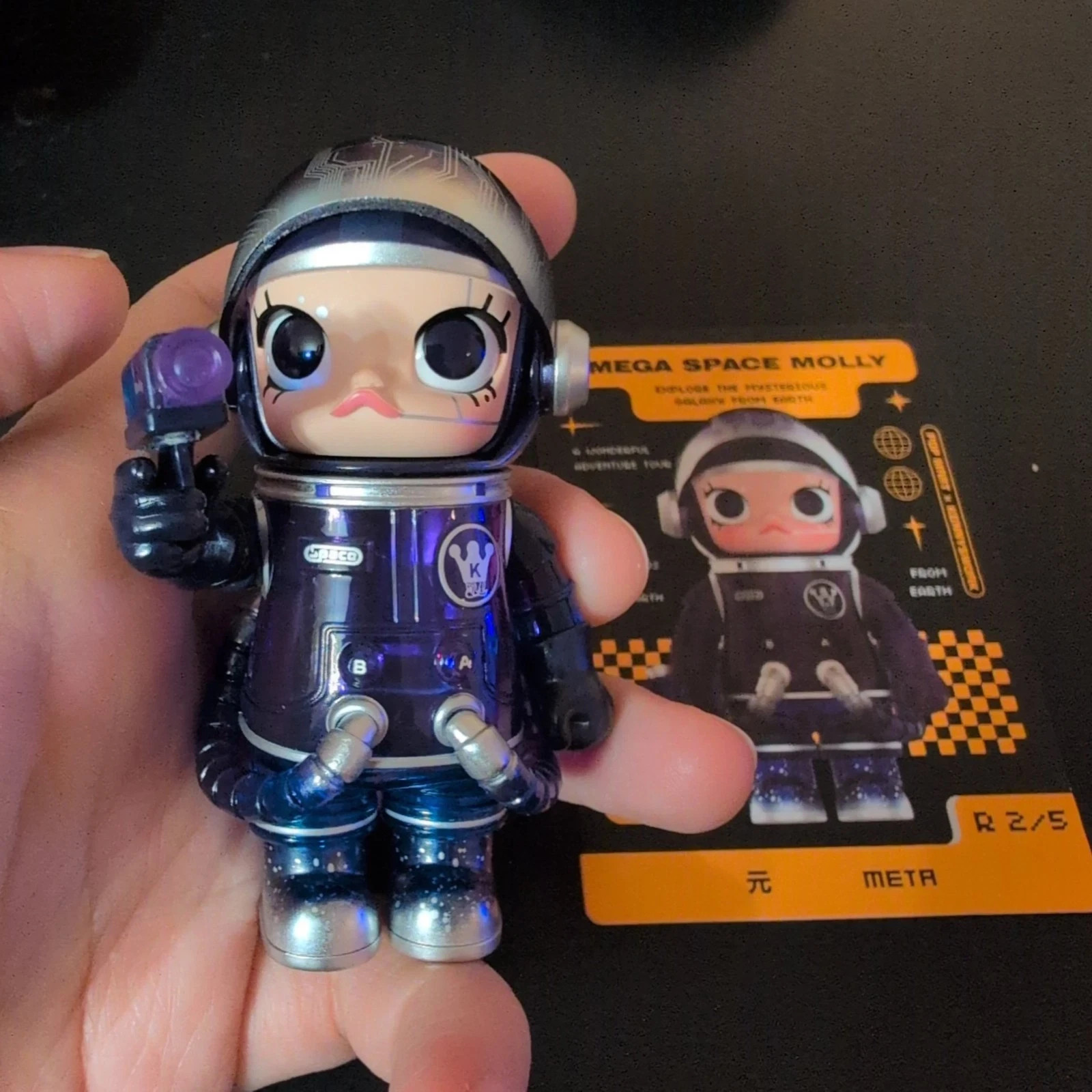 POP MART MEGA SPACE MOLLY Series 2 Secret "META" - photo 2