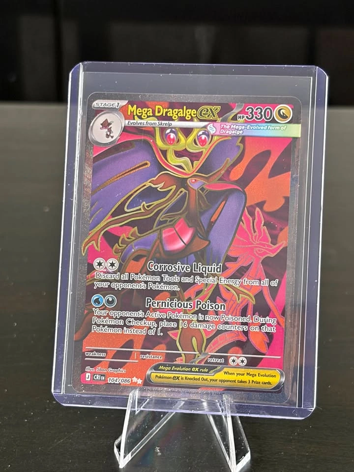 Mega Dragalge ex Chaos Rising Ultra Rare Holofoil
