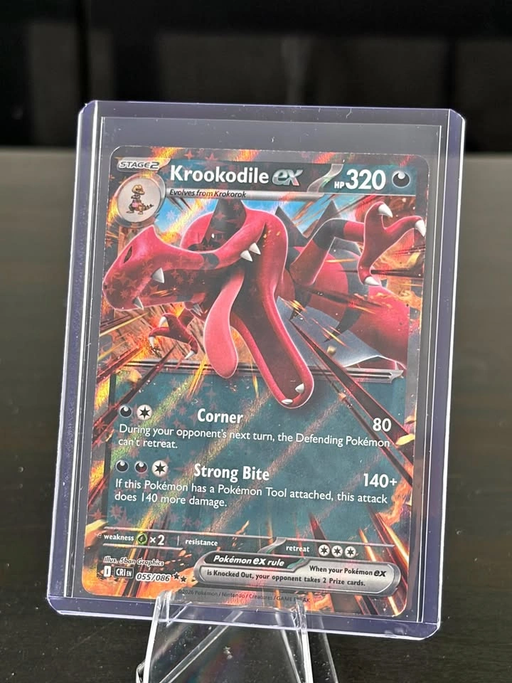Krookodile ex Chaos Rising Double Rare 055/086 Holofoil