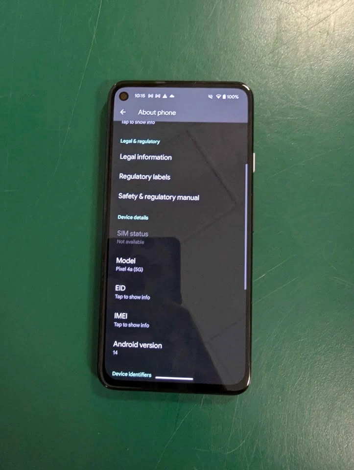 Google Pixel 4a (5G) Perfect Condition - photo 4