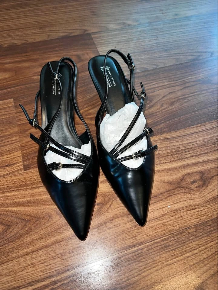 Call It Spring Slingback Kitten Heels