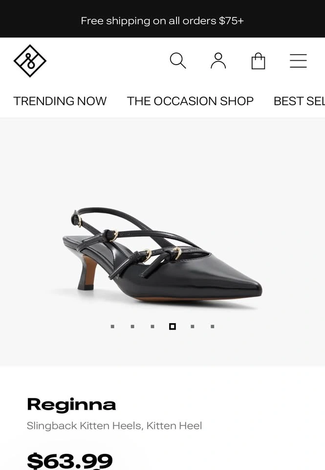 Call It Spring Slingback Kitten Heels - photo 4