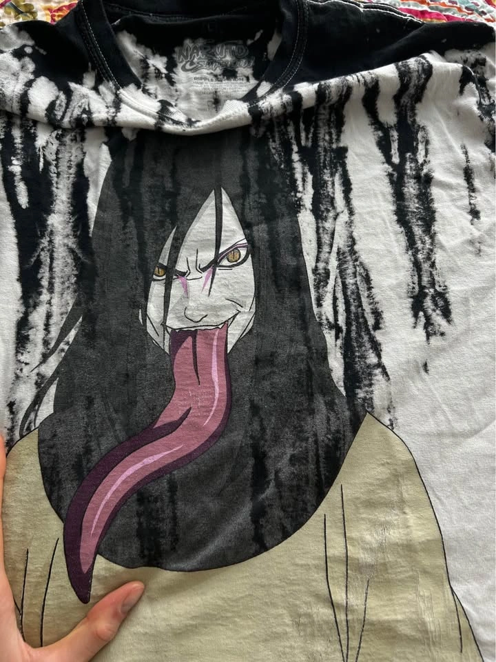 Vintage Naruto Shippuden Orochimaru Graphic Tee (Size L) - photo 3