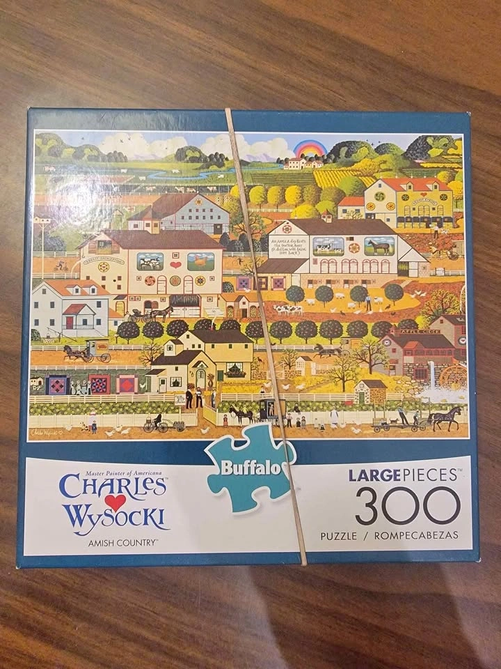 Buffalo Charles Wysocki Amish Country Puzzle 300 Large Pieces