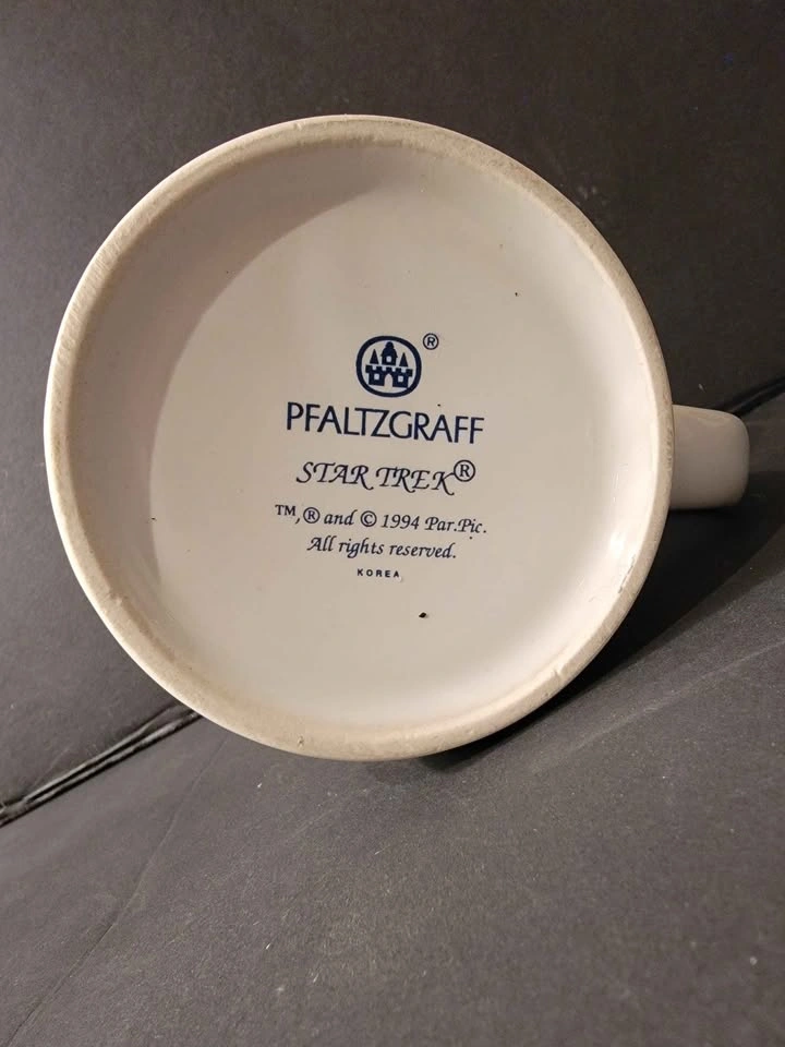 Pfaltzgraff Star Trek 1994 Vintage Coffee Mug - photo 2
