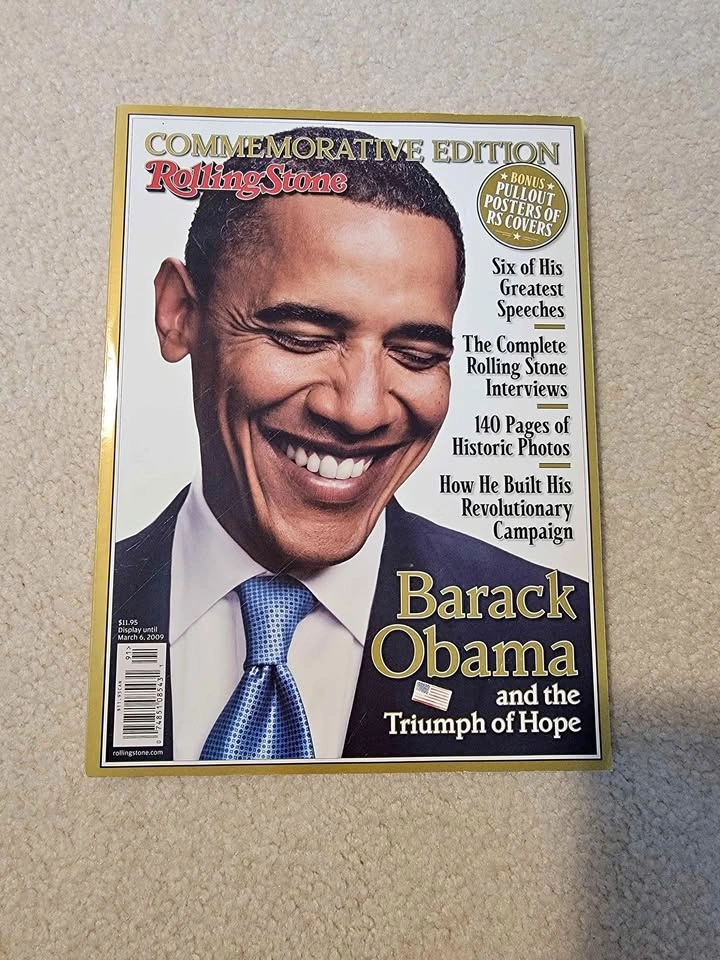 Rolling Stone Barack Obama Triumph of Hope Commemorative Edition