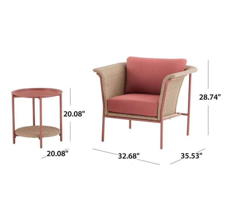 Beautiful 3PC Outdoor Patio Conversation Set – Brand New - photo 3