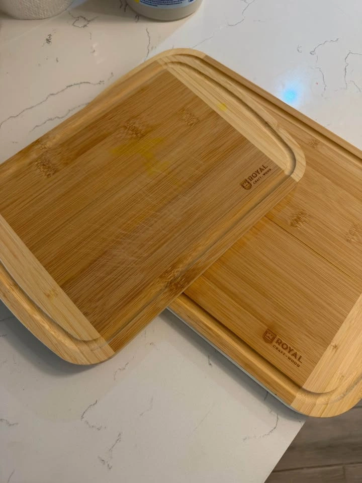 Royal Craft Wood Bamboo Cutting Board Set – 2 Pieces - photo 2