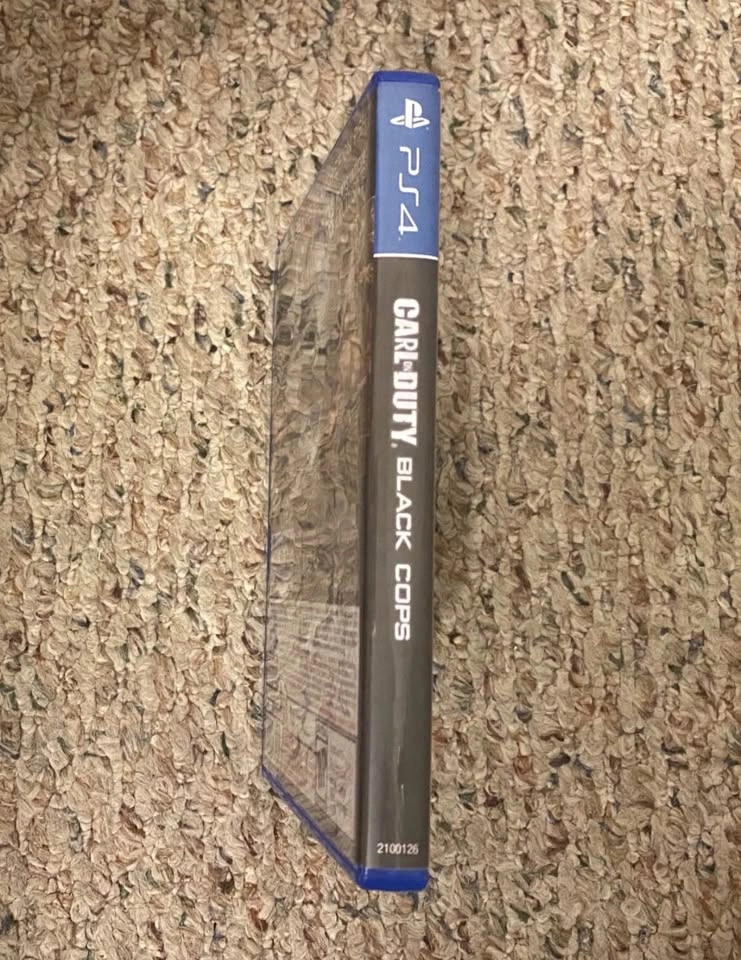 Carl On Duty Black Cops Ops PS4/PS5 MEME Game Case ONLY - photo 3