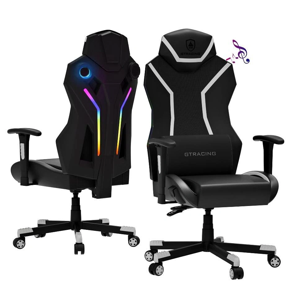 [MSRP $180] GTRACING LUFT-600 Gaming Chair w/ Bluetooth Speakers