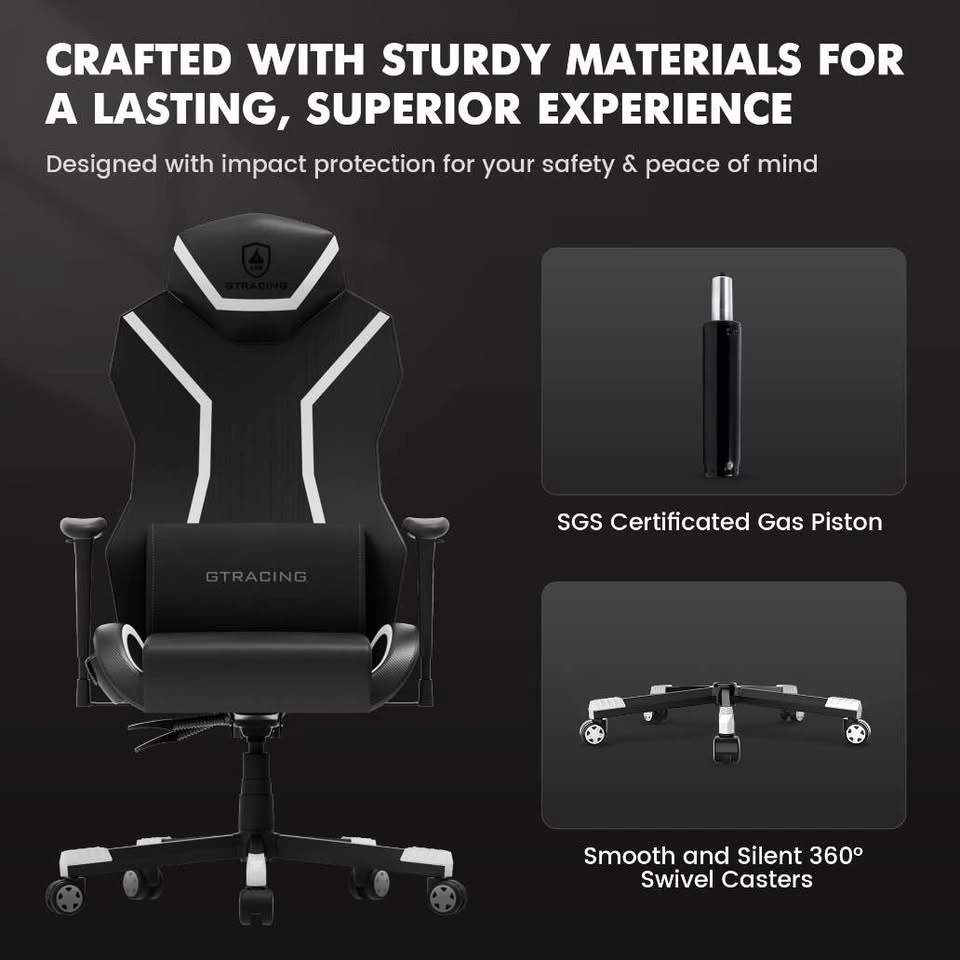 [MSRP $180] GTRACING LUFT-600 Gaming Chair w/ Bluetooth Speakers - photo 4