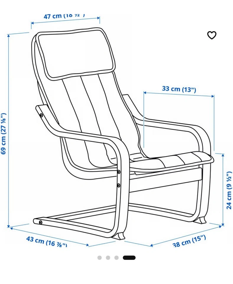 IKEA POÄNG Kids Armchair - photo 3