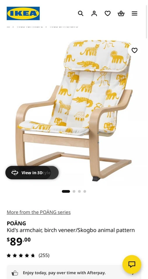 IKEA POÄNG Kids Armchair - photo 4