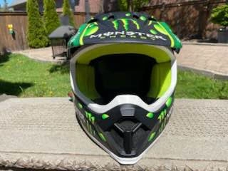 Bell MX-9 DOT Dirt Bike Helmet / Monster Energy Graphics - photo 3