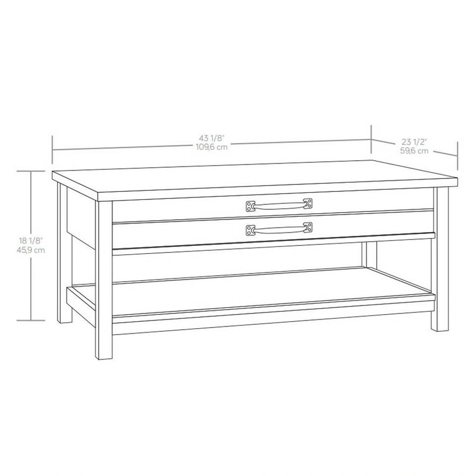 Better Homes & Gardens Farmhouse Coffee Table - Alabaster/Honey - photo 3