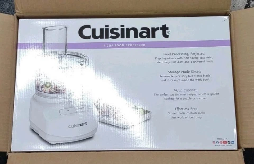 Brand New Cuisinart FP-7 7-Cup Food Processor - photo 2