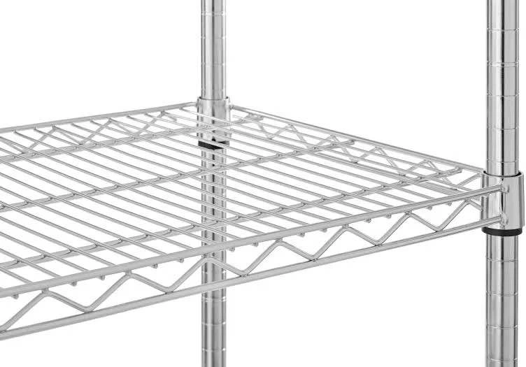 BRAND NEW Hyper Tough Chrome Wire Shelf 5-Tier Heavy Duty - photo 2