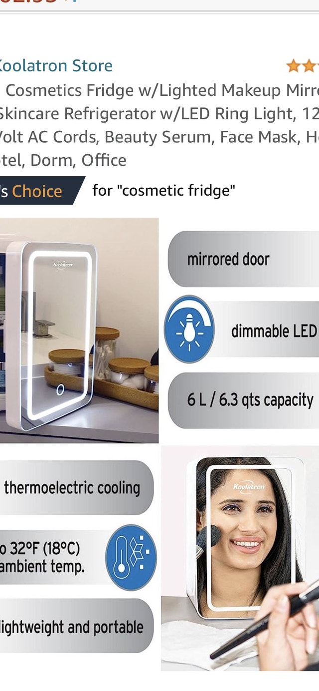 Koolatron Mirrored LED Fridge BRAND NEW! - photo 5