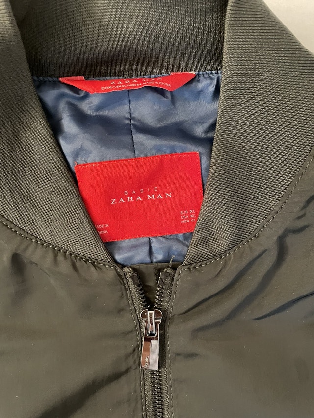 Zara Men’s Lightweight Bomber Jacket XL - photo 2