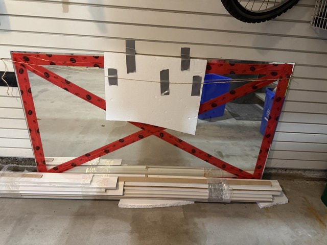 Frameless Mirror 36" X 62" - photo 2
