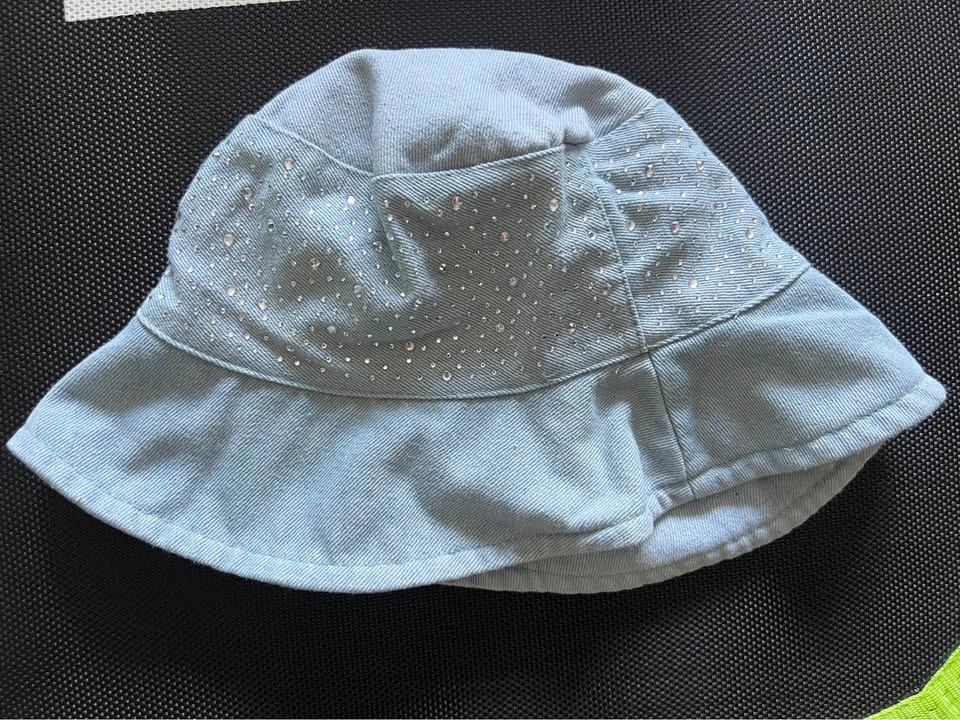2 Cute Bucket Hats - Leopard Print & Rhinestone Denim - photo 2