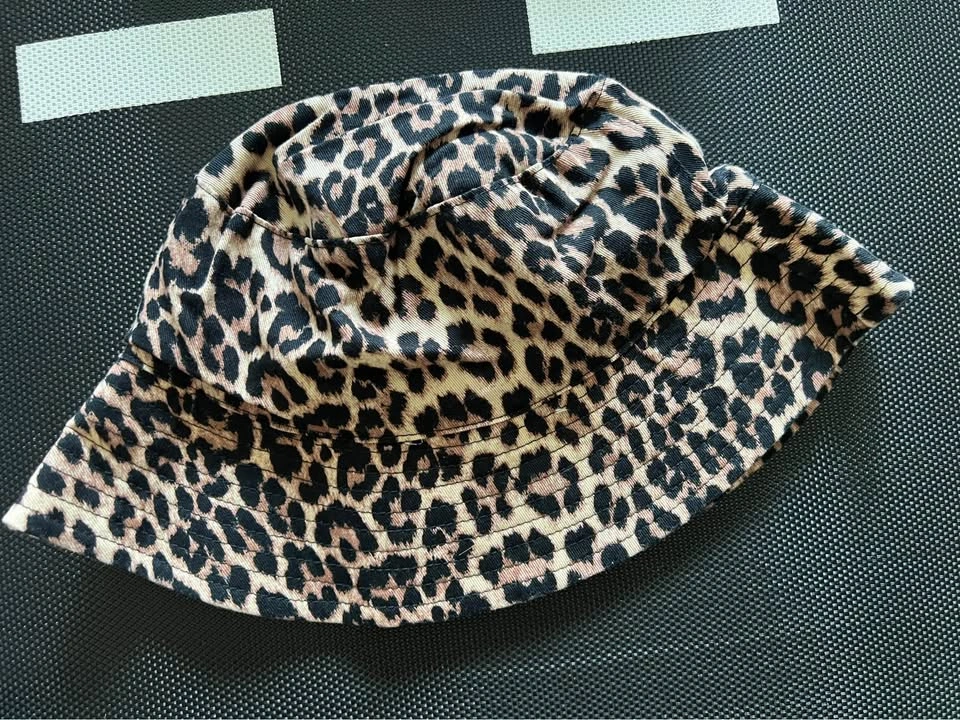 2 Cute Bucket Hats - Leopard Print & Rhinestone Denim - photo 3