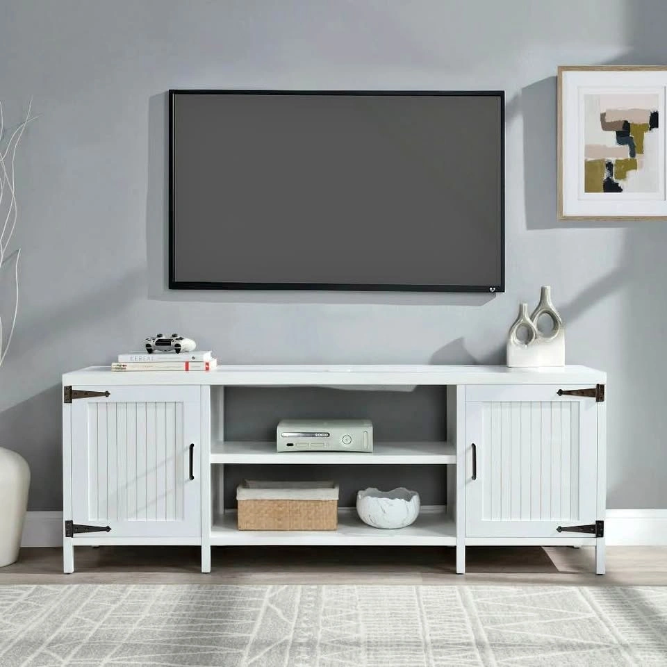 Mainstays Farmhouse TV Stand White (up to 70")