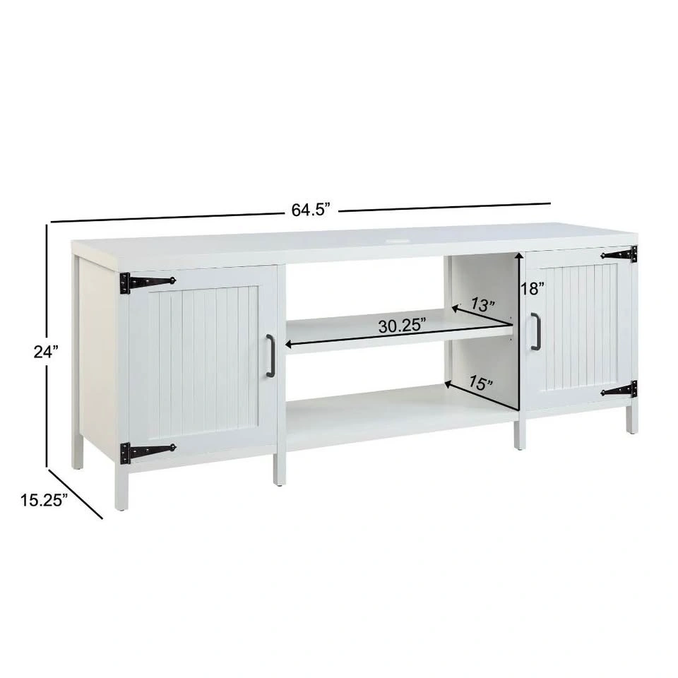 Mainstays Farmhouse TV Stand White (up to 70") - photo 4