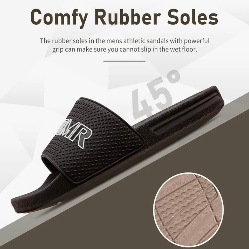 BRAND NEW Men's 10.5 Open Toe Slide Sandals Orthotic Arch Suppor - photo 4