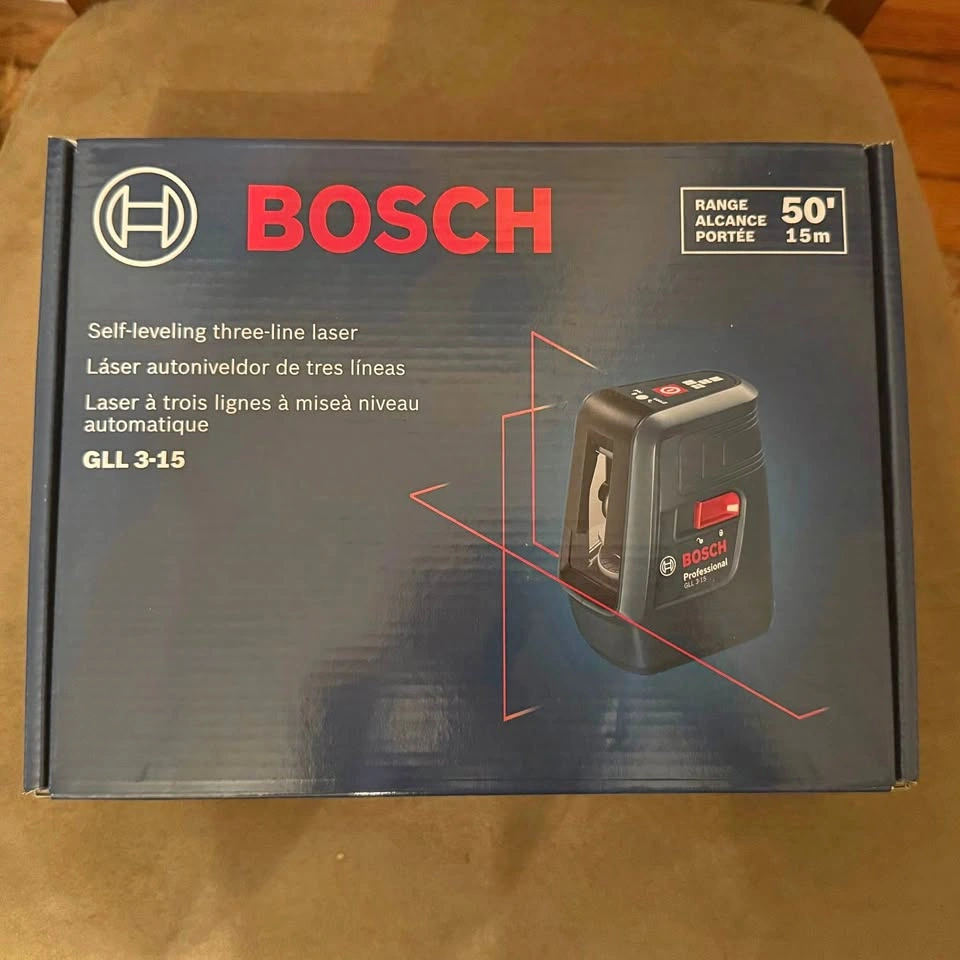 Bosch Self-Leveling Three-Line Laser GLL 3-15