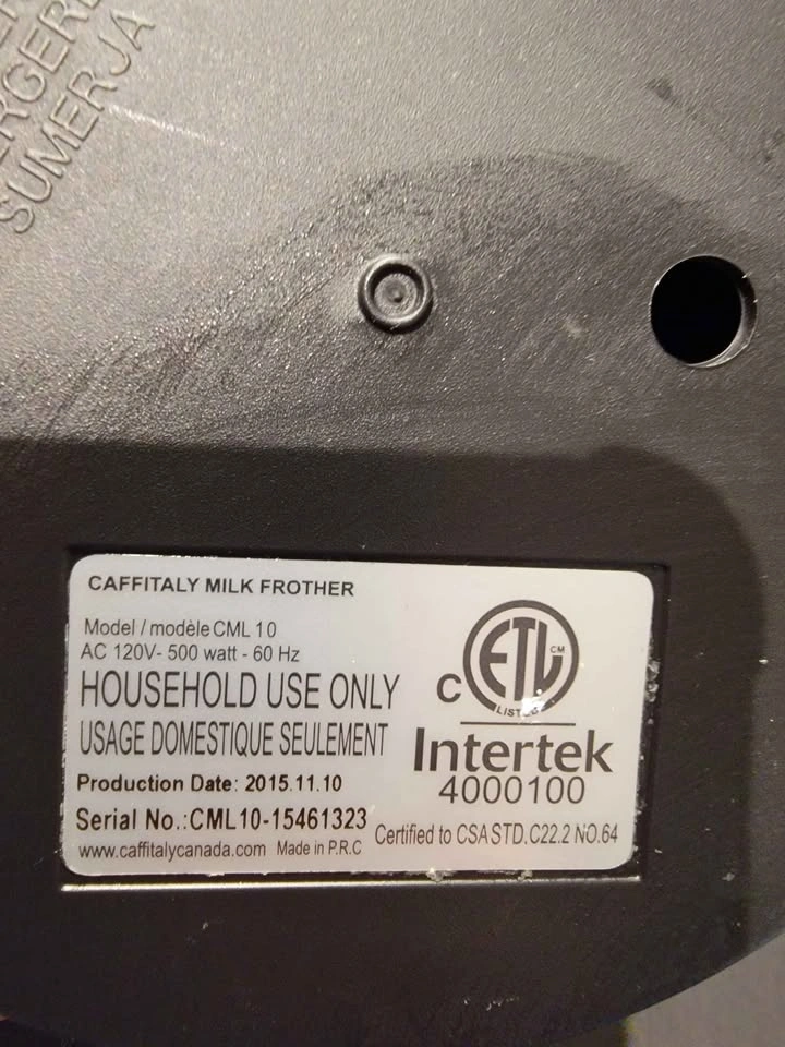 Caffitaly Milk Frother CML 10 - photo 4