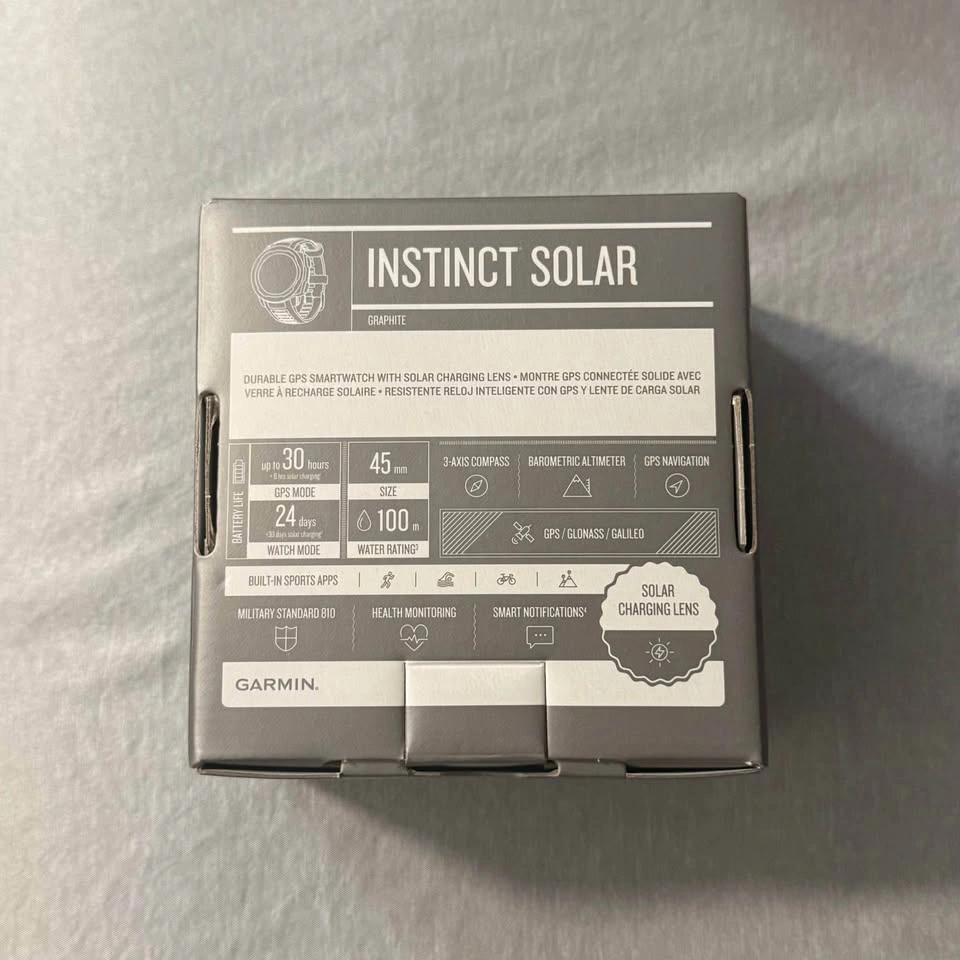 BRAND NEW Garmin Instinct Solar Smartwatch - Solar Charging - photo 2