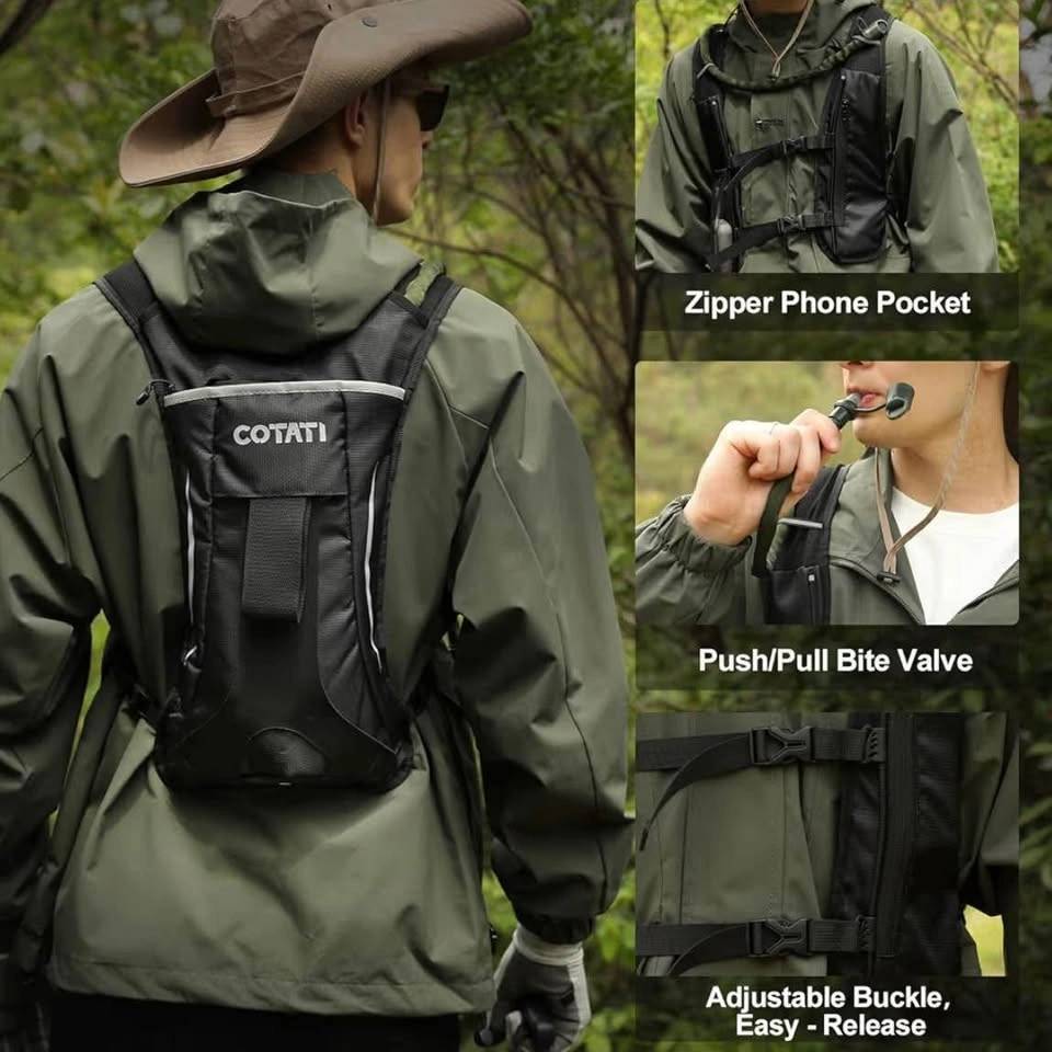BRAND NEW Hydration Backpack Running Vest w/ 2L Bladder - photo 2