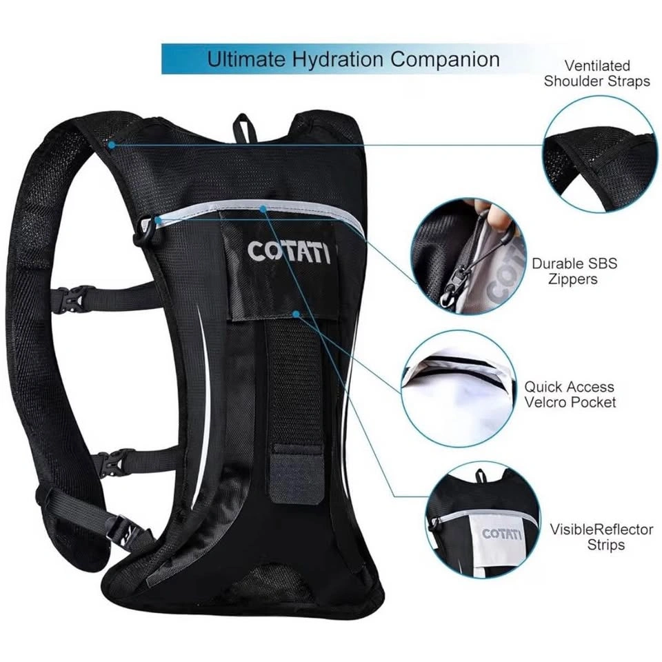 BRAND NEW Hydration Backpack Running Vest w/ 2L Bladder - photo 3