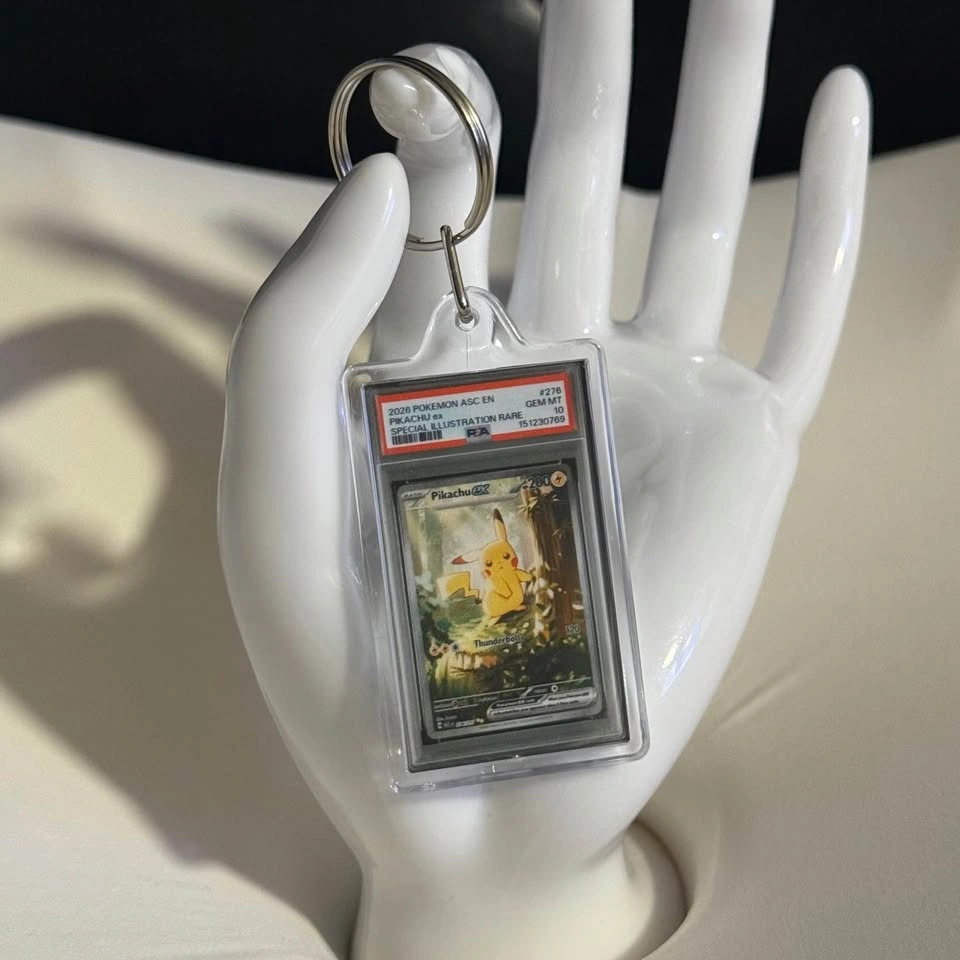 Pokemon x PSA 10 Pikachu ex Ascended Heroes Keychain - photo 2