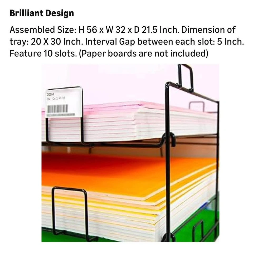 Brand New BAZIC Products Foam Board Display Rack - 10 Slots - photo 2
