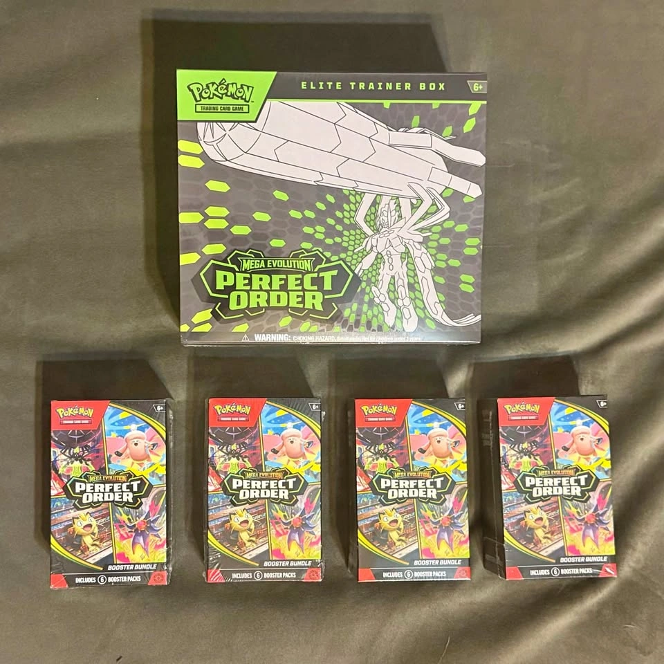 Pokemon Perfect Order ETB & Booster Bundles